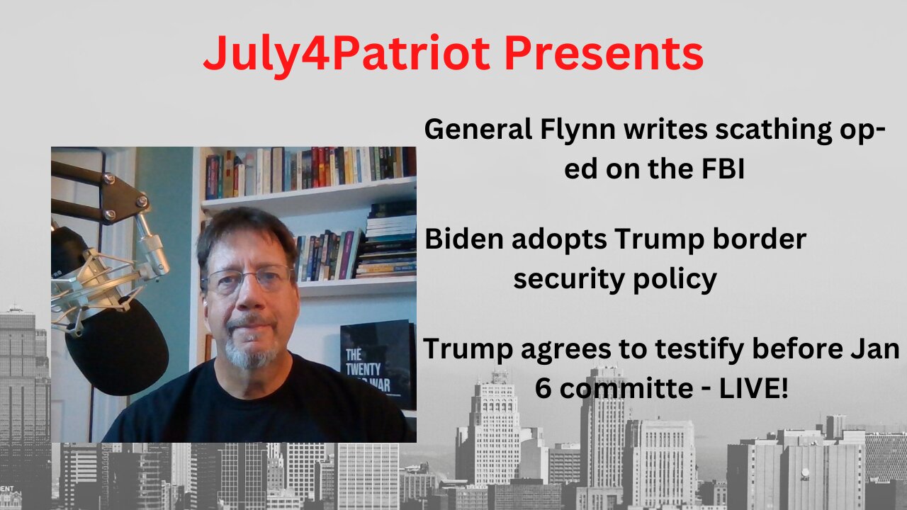 TRUMP AGREES TO TESTIFY BEFORE J6 COMMITTEE - LIVE!