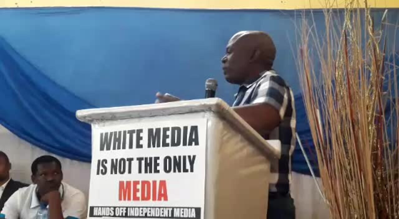 SOUTH AFRICA - Johannesburg - Support for Sekunjalo Independent Media (videos) (3RA)