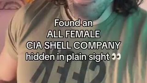 CIA FRONT COMPANIES AND A WHOLE GIRL SQUAD OF CIA OPERATIVES