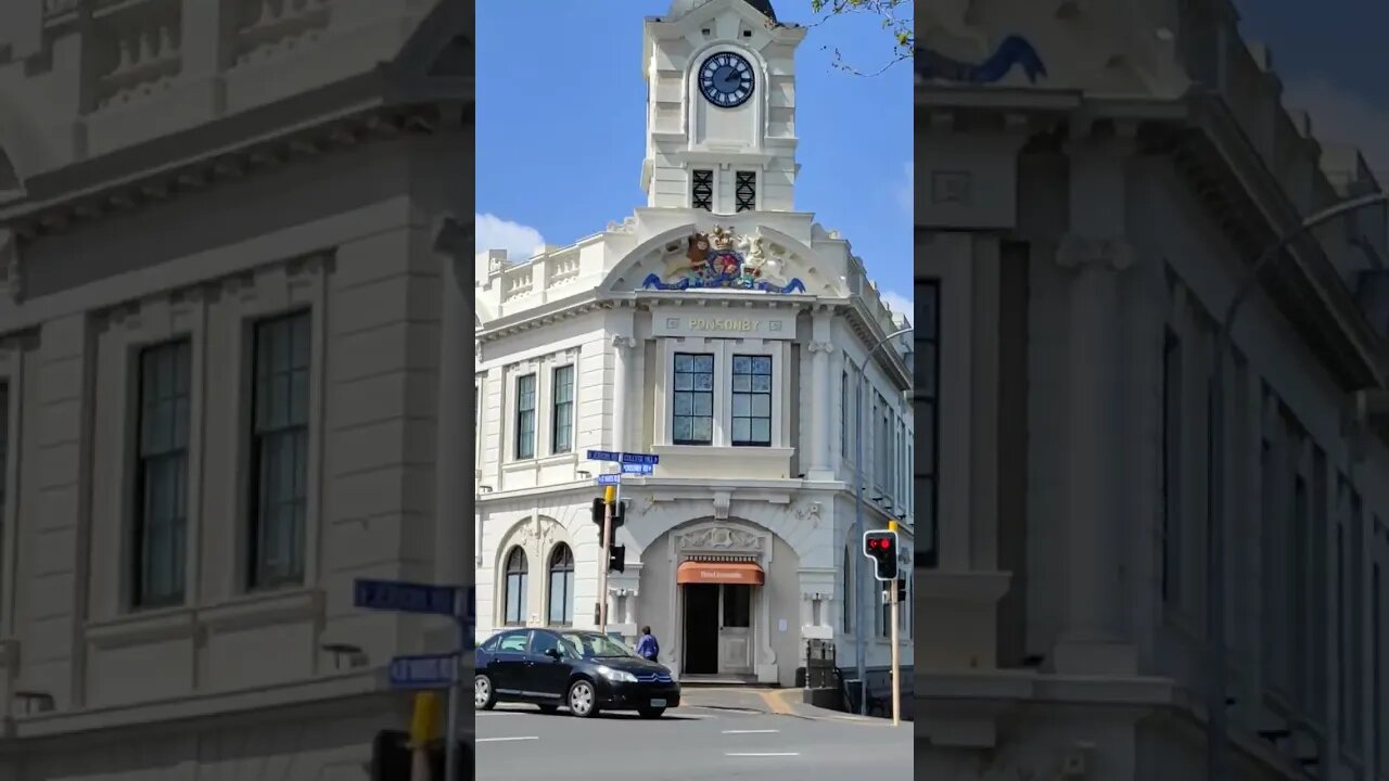 Corner of Ponsonby Road, College Hill, Saint Mary's Bay Road.