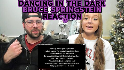Bruce Springsteen - Dancing In The Dark | REACTION / WEDDING REVIEW / BREAKDOWN ! Real & Unedited