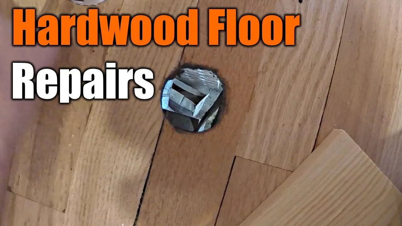 How To Repair Holes In Your Hardwood Floor | THE HANDYMAN |