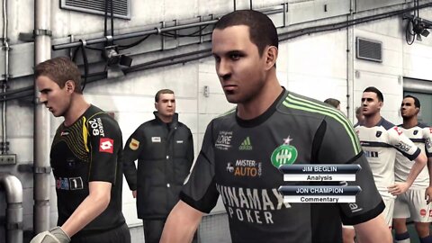 Pro Evolution Soccer 2013 - AS Saint-Etienne vs FC Sochaux-Montbeliard - 1440p No Commentary