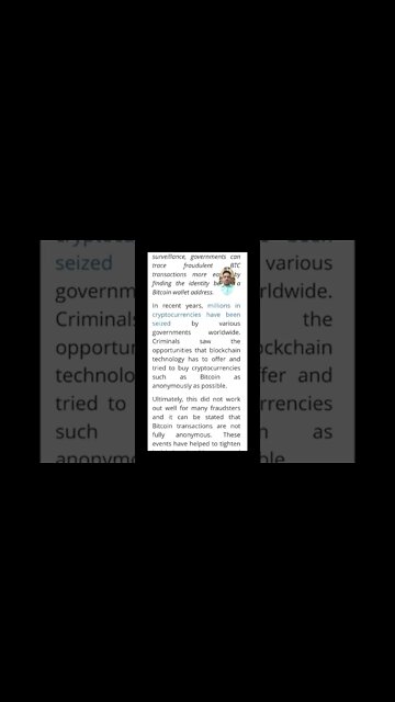 How Are Bitcoin Transactions Traced? #cryptoshortsnews #bitcoin #crypto #viral #trending