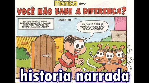 Mônica em-Você não sabe a diferença? | Gibis do Rapha