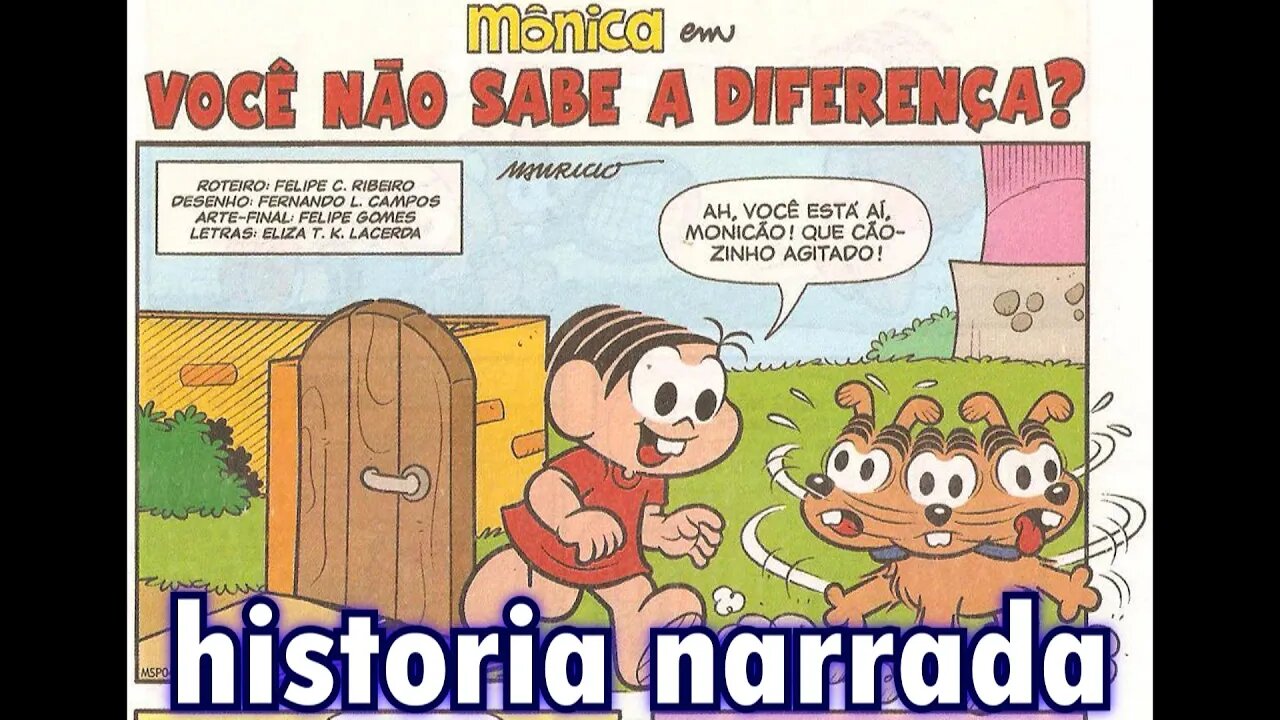 Mônica em-Você não sabe a diferença? | Gibis do Rapha