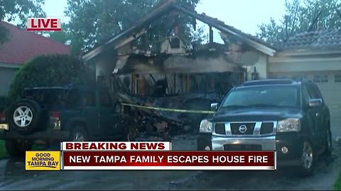 Quick response to smoke detectors saves family of 5 from house fire