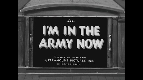 Popeye The Sailor - I'm In The Army Now (1936)