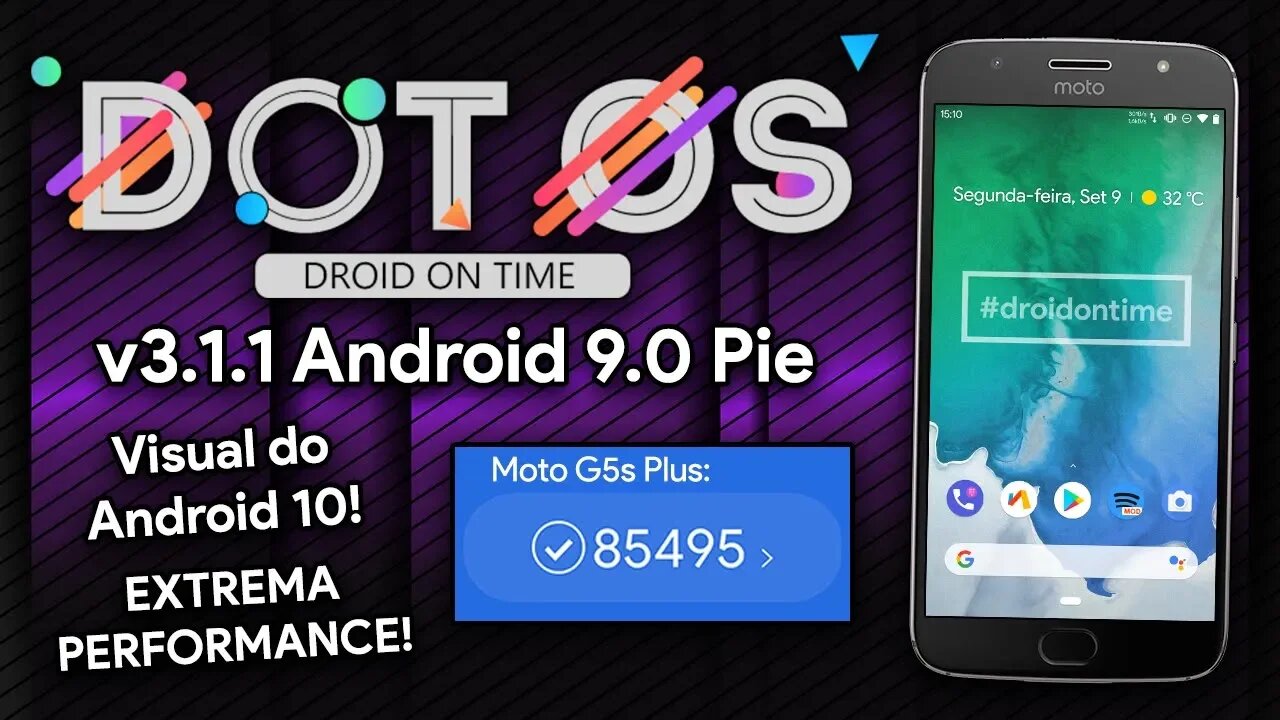 ROM DotOS v3.1.1 | Android 9.0 Pie | EXTREMA PERFORMANCE COM VISUAL DO ANDROID 10!