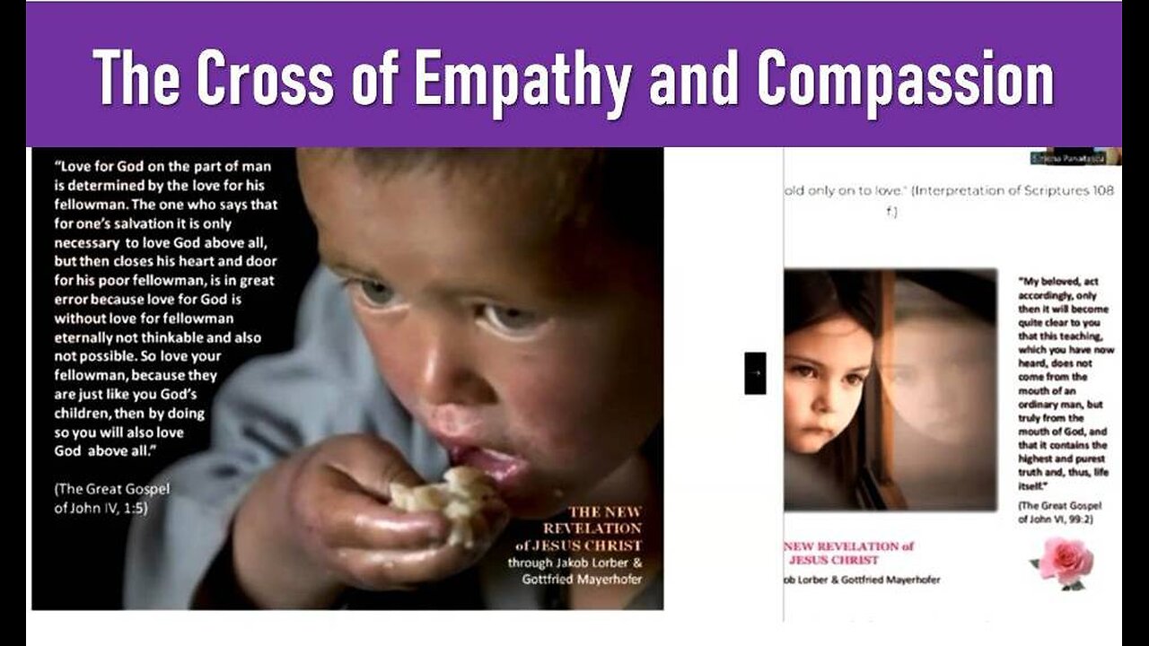 The Cross of Empathy and Compassion (New Revelation through Jakob Lorber & Gottfried Mayerhofer)