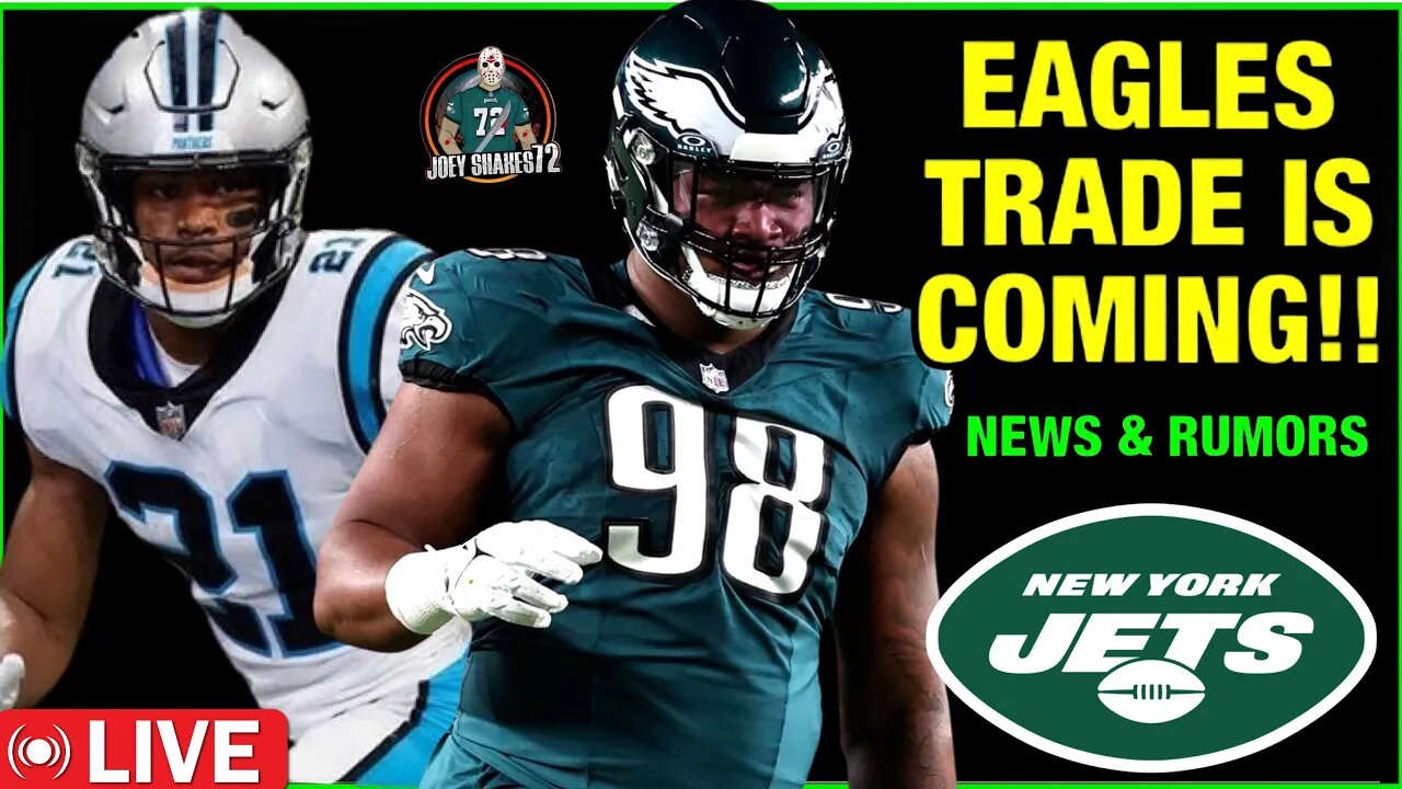 EAGLES NEED TO TRADE FOR SAFETY! NEWS AND RUMORS! EAGLES VS JETS! 4 STARTERS OUT! LIVESTREAM Q&A!