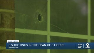 Middletown sees three drive by shootings in 5 hours overnight