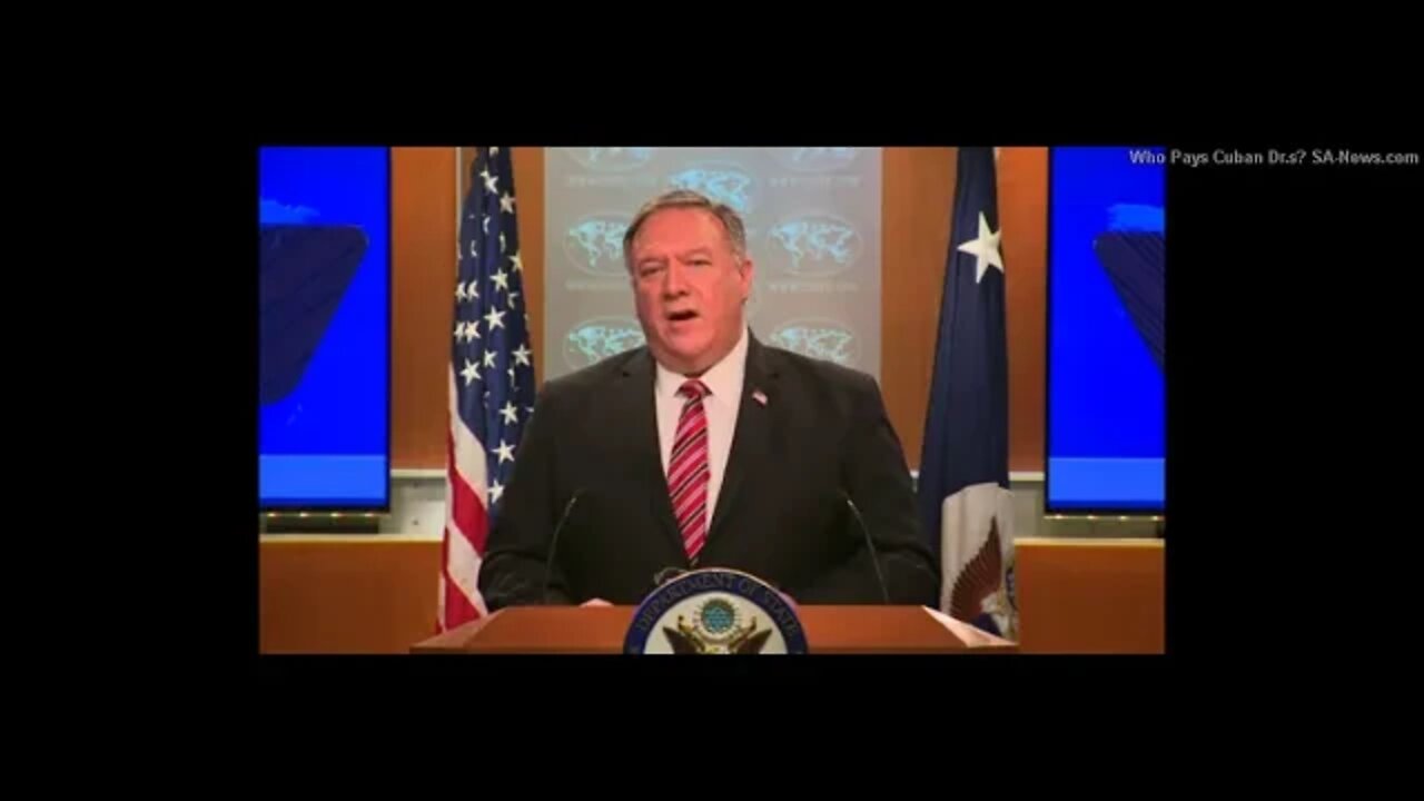 Mike Pompeo Asks South Africa To Stop Cuba's Human Trafficking of Cuban Medics & Pay Them Directly !