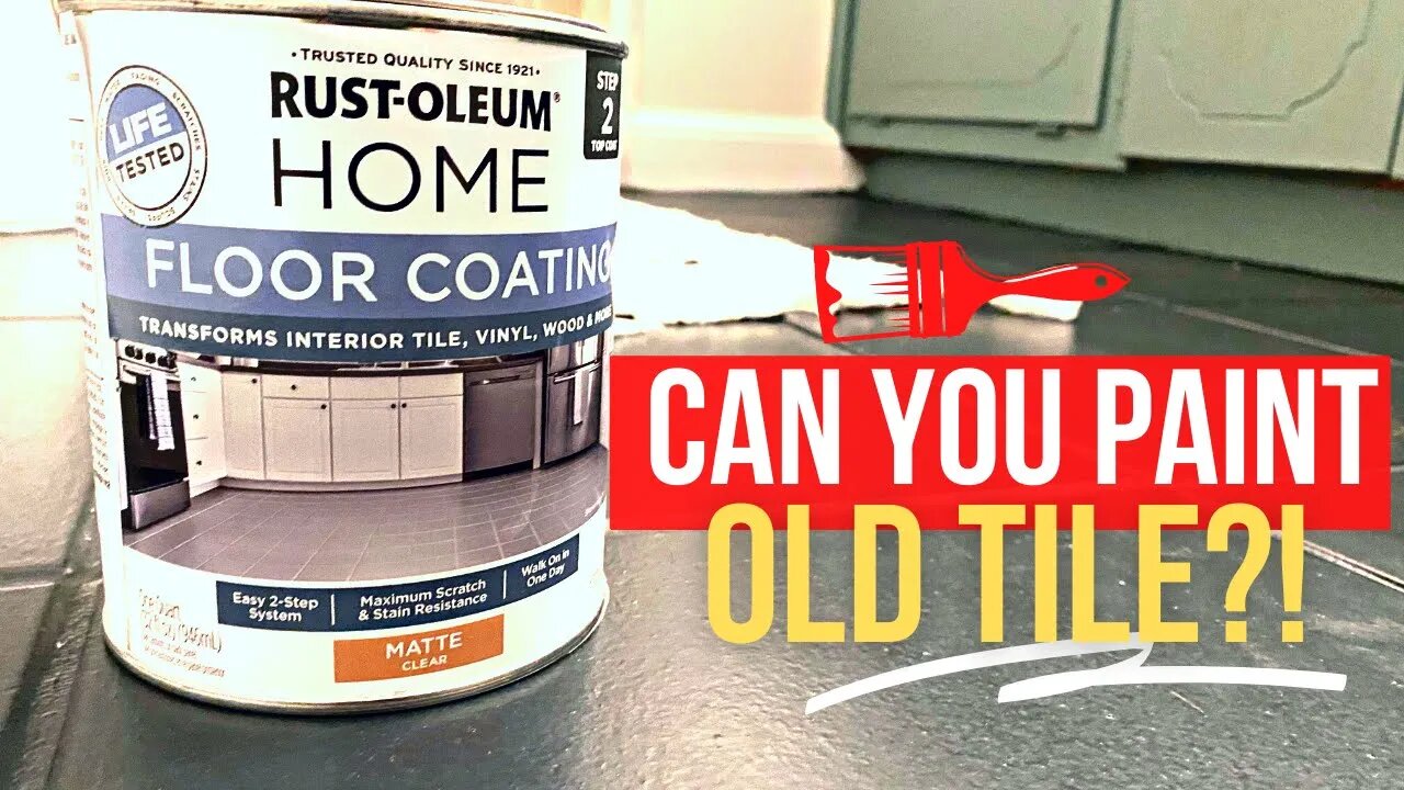 How To Paint A Tile Floor Using Rustoleum Floor Paint | RUST-OLEUM FLOOR COATING