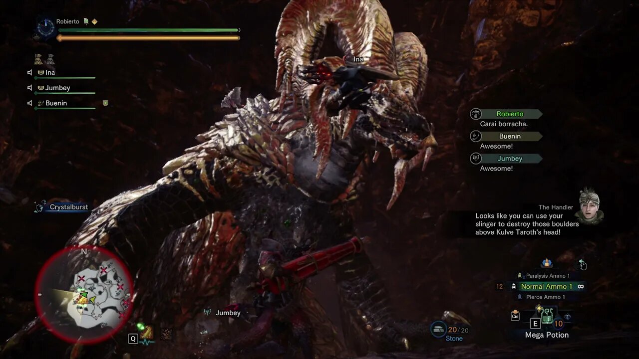 [MHWI PC] GAMEPLAY PT BR-KULVE TAROTH SIEGE (PERDEU OS CHIFRE NA SEGUNDA)