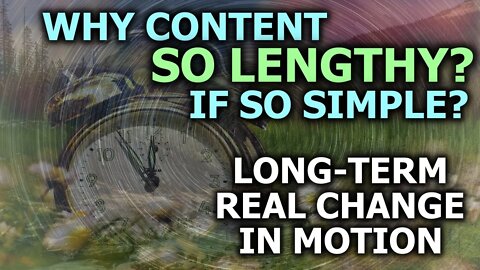 Why Do I Make Lengthy Content If It's So Simple At The End Of The Day?