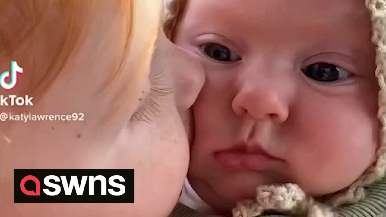 Adorable moment toddler declares his undying love to his baby sister