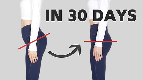 8-MINUTE EXERCISES TO CORRECT ANTERIOR PELVIC TILT FAST| RELIEVE LOWER BACK PAIN!