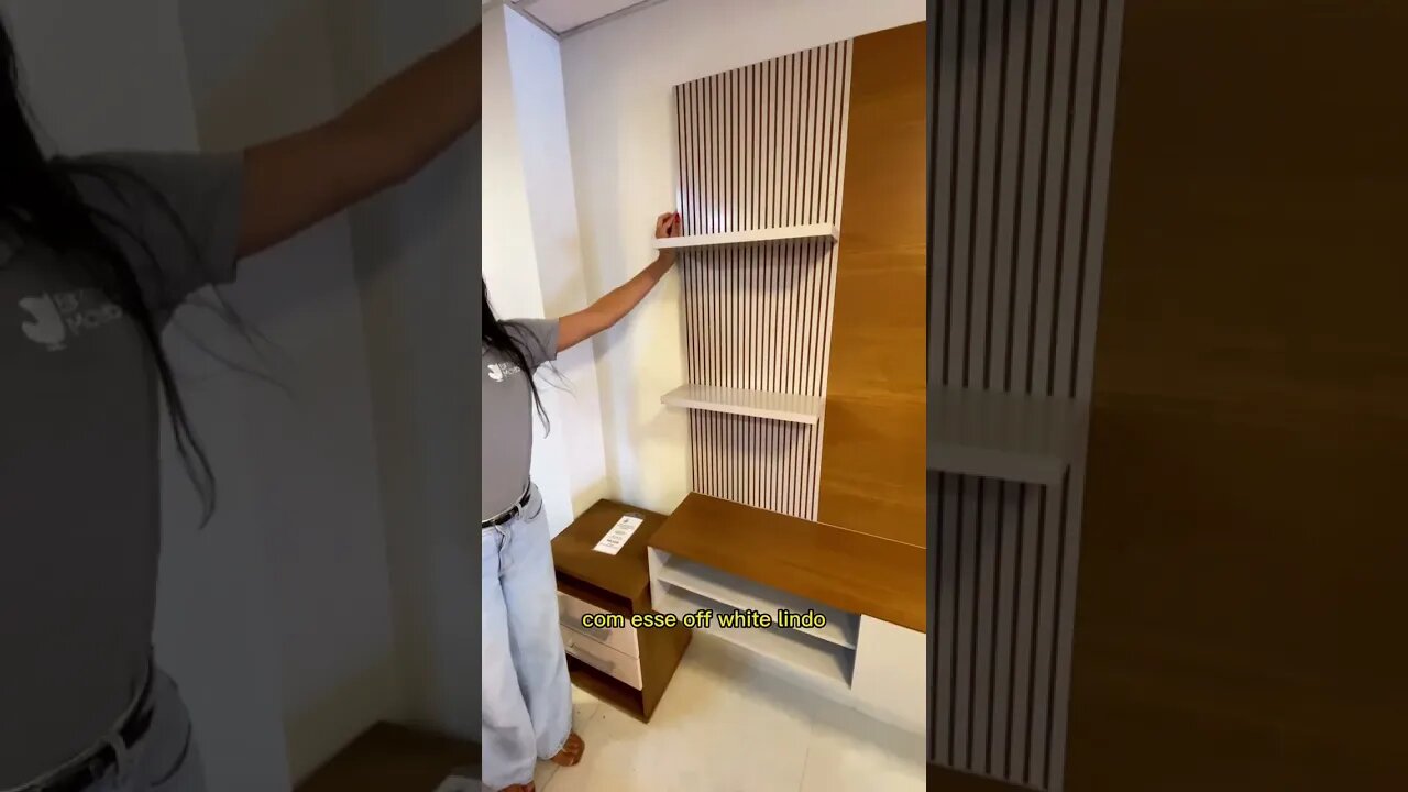 O Painel Montana 65 Polegadas veio para decorar a sua sala de estar com um design inovador.
