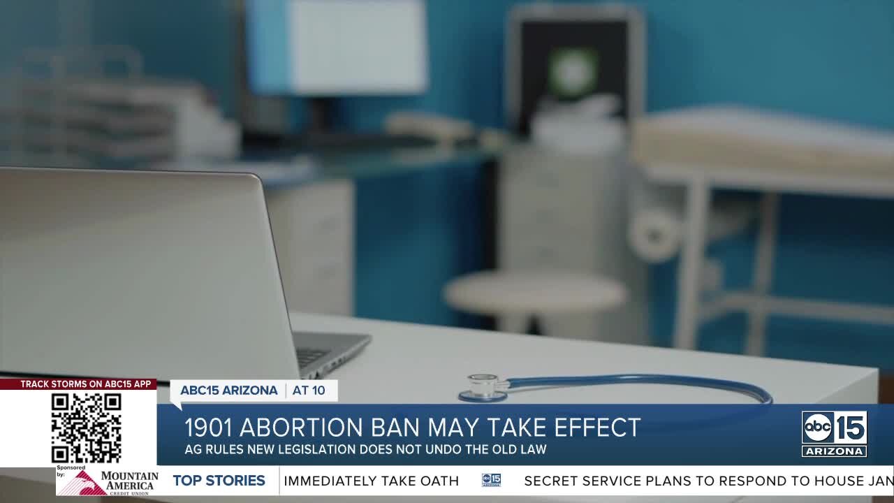 AG announces century-old abortion law will be law of land