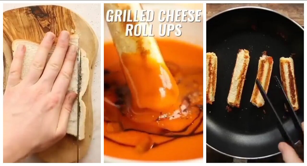 Grilled Cheese Roll Ups | Food Recipe | LovingFood