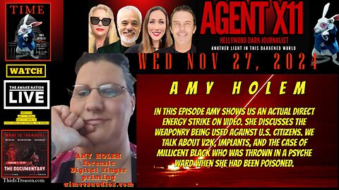 AGENT X11: EP 65: AMY HOLEM: AIMEESAUDIOS.COM