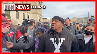 BLM Activist in Kenosha Pledges Retaliation Over Kyle Rittenhouse Verdict - 5143