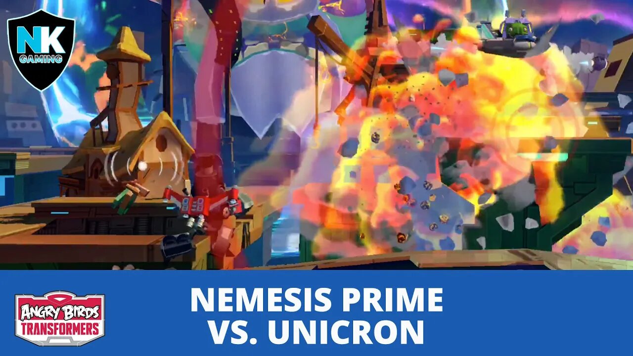 Angry Birds Transformers 2.0 - Nemesis Prime vs. Unicron