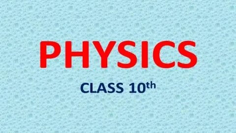 Class 10th Physics CH#12 Lecture#1 Q 1