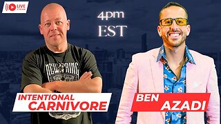 @thebenazadi & @IntentionalCarnivore on Carnivore Live #carnivore #keto #carnivorediet