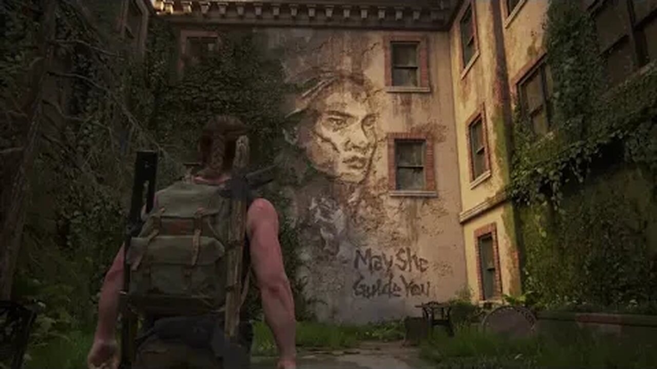 The Last of Us Part II Find May She Guide You Graffiti