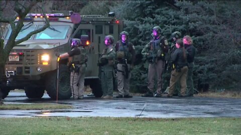 Tactical response outside Sussex home