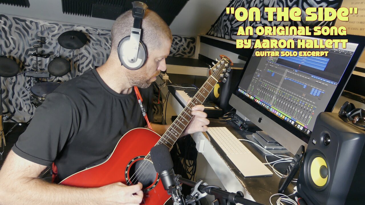 "On The Side" an Original Song by Aaron Hallett Guitar Solo Excerpt