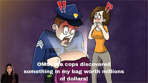 OMG, the cops discovered something in my bag worth millions of dollars!