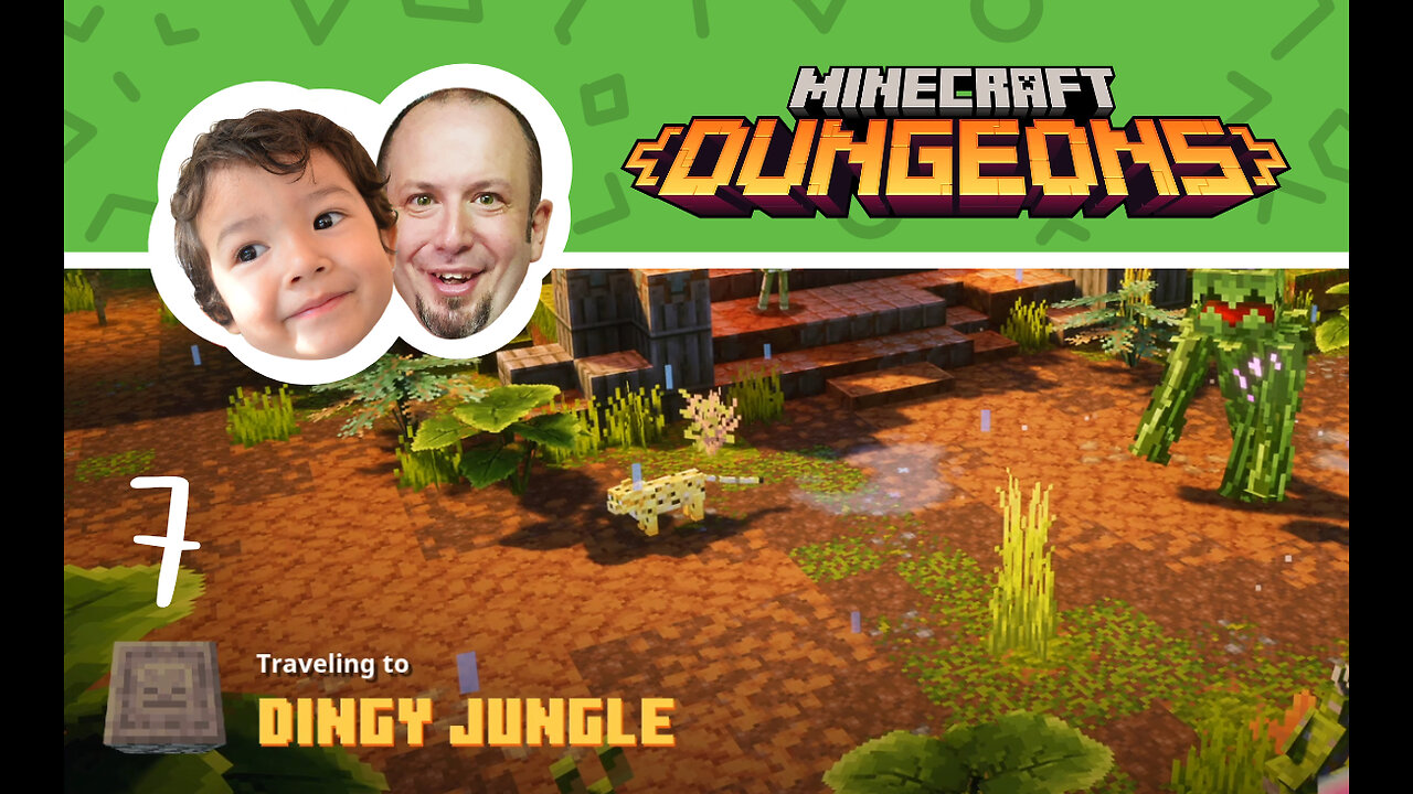 DLC Danger in Dingy Jungle | Minecraft Dungeons | VID7