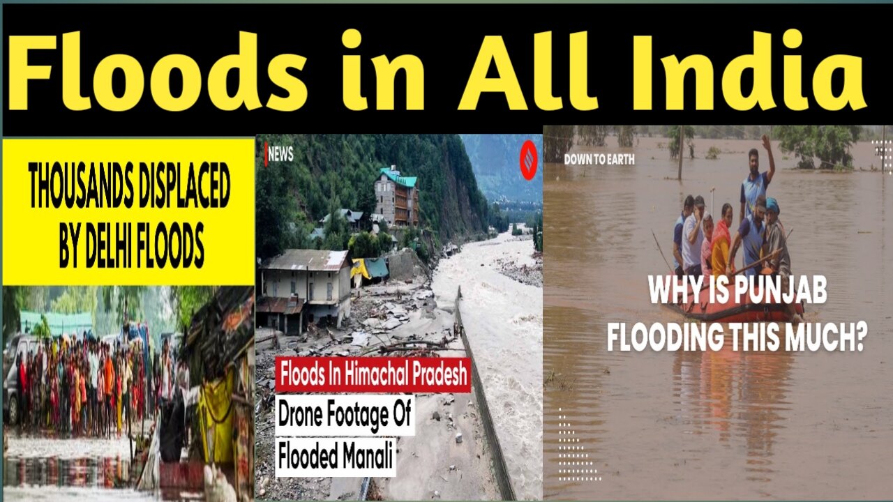 Heavy rain caused havoc in India, due to which there was a huge loss in the real states of India.