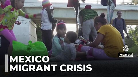 Mexico migrants: Migrant caravans headed to the US through Mexico