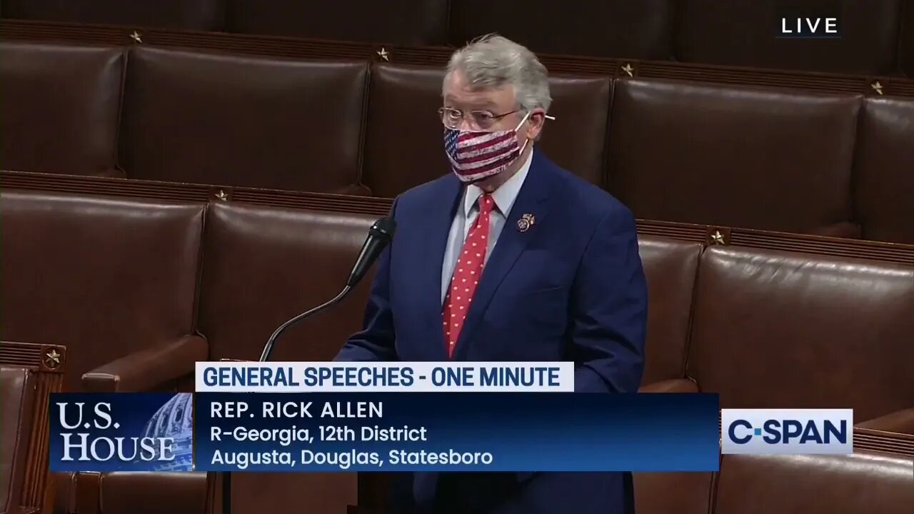 Rep. Allen (GA-12) on Democrats' Partisan "Infrastructure" Bill
