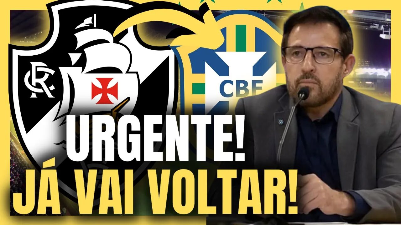 SAIU AGORA! TORCIDA PEDE! VOLTA LOGO! NOTÍCIAS DO VASCO