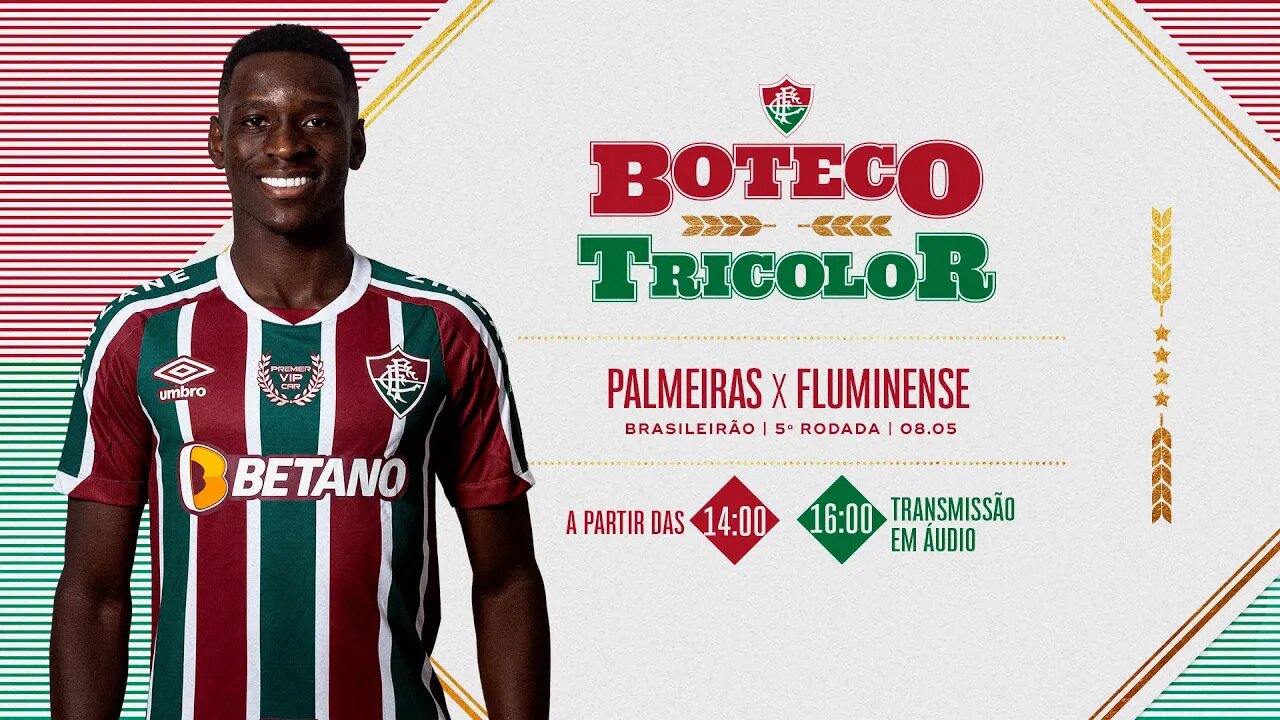 AO VIVO - PALMEIRAS X FLUMINENSE | BRASILEIRÃO 2022