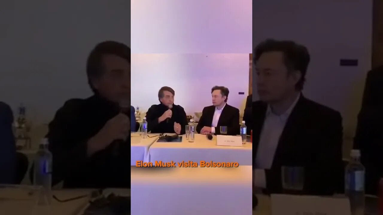 Elon Musk visita Bolsonaro