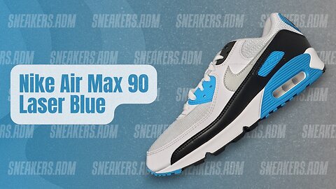 Nike Air Max 90 Laser Blue (2020) - CJ6779-100 - @SneakersADM