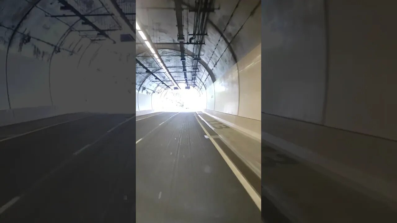 Trip back from Matakana through the tunnel.