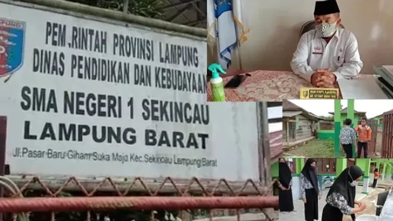 SMA Negeri 1 Sekincau Lampung Barat mulai Belajar Mengajar Tatap Muka dengan SOP Prokes Ketat