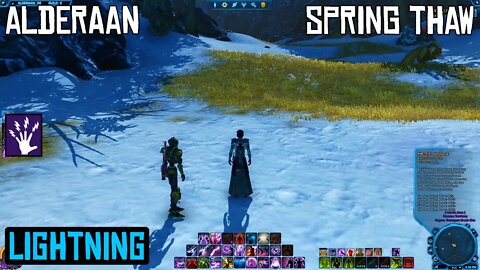 SWTOR Alderaan Heroic Mission | Spring Thaw | 6.0 Onslaught Lightning Sorcerer | 9700k | 2070ti