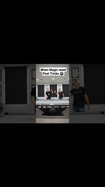 @Rokas Magic + @Venom Trickshots = Amazing shot 🎱