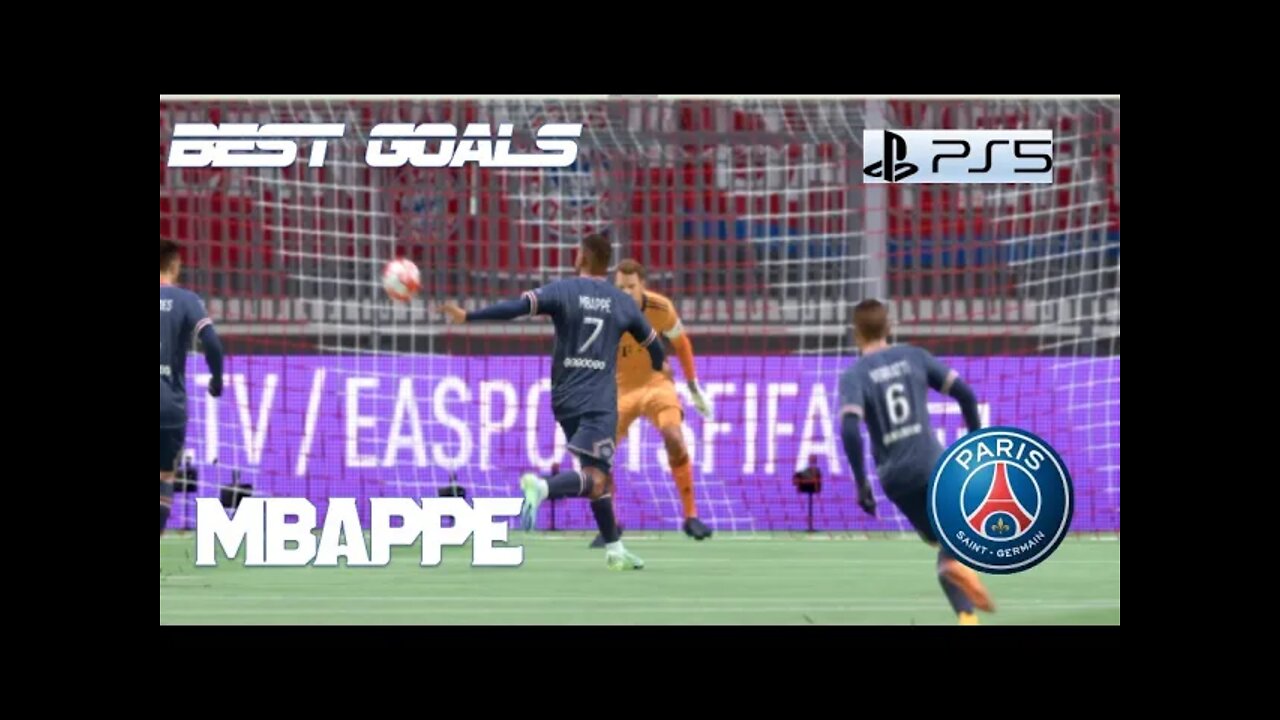 BEST GOAL - MBAPPE - PSG / FIFA 22 / PLAYSTATION 5 GAMEPLAY