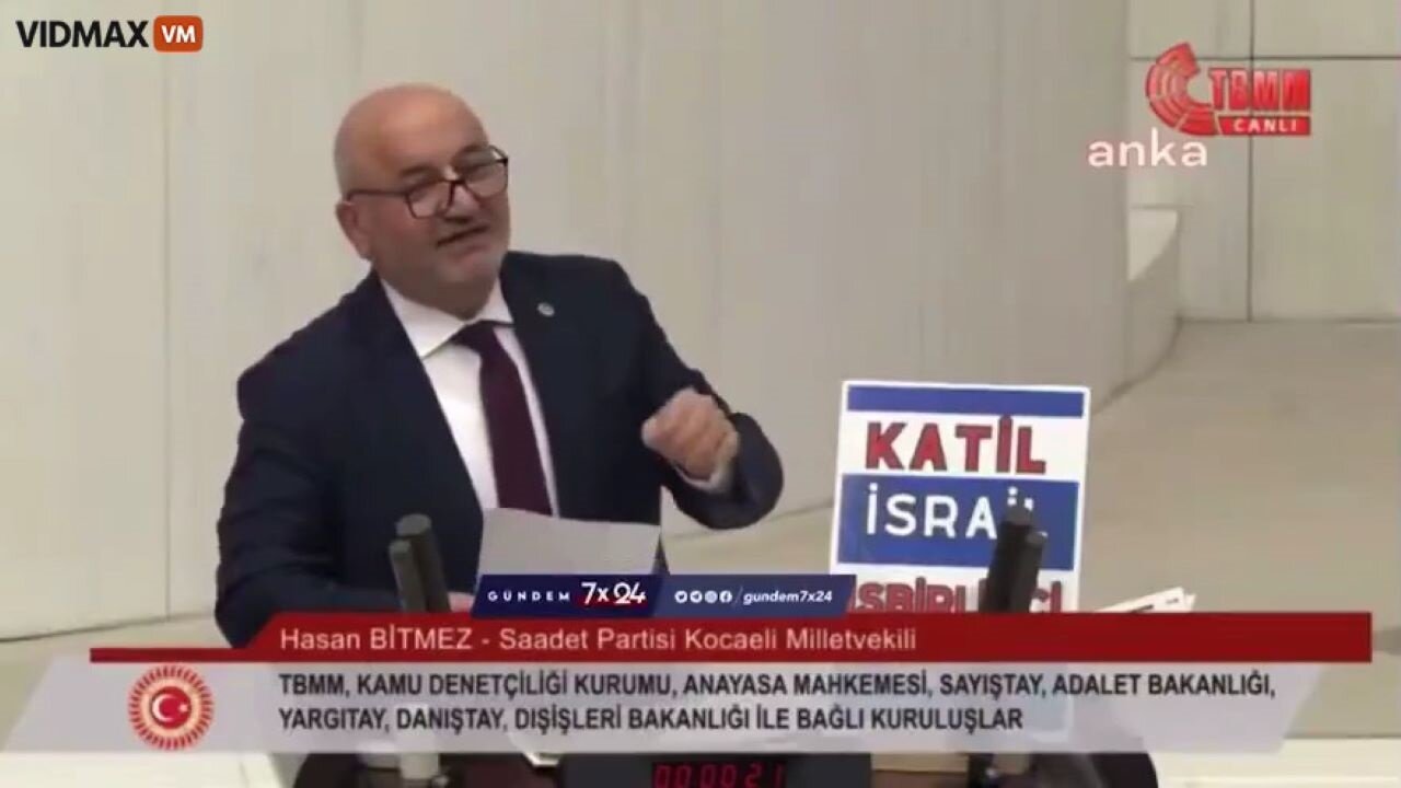 Turkish MP Makes Anti-Israel Rant, Then Has A Massive Heart Attack And Collapses