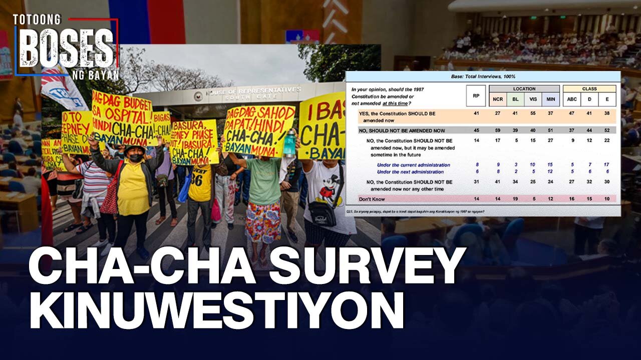 88% tutol sa cha-cha ayon sa Pulse survey; Survey, kinuwestiyon ng Kamara