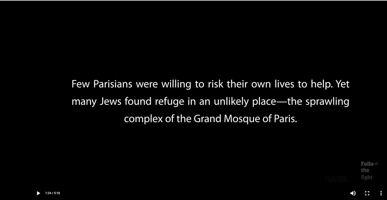 Viligant Citizen Story Muslims Rescue Jews During Holocaust (Every Religion in the World Against Free Masons!)